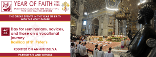 Pilgrimage to the Tomb of Peter of Seminarians, Novices and those on a Vocational Journey
